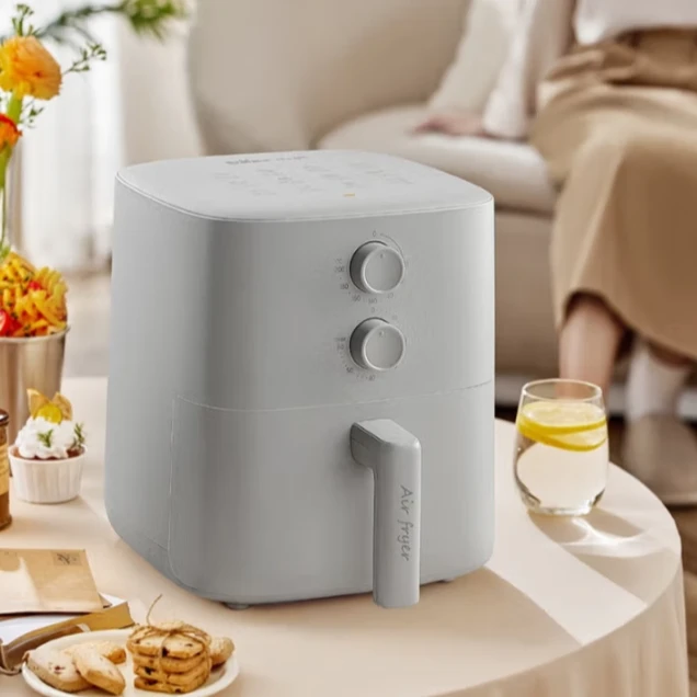 小熊空气炸锅焦香系列家用多功能5L微电脑微蒸汽烤箱 QZG-Z15B3