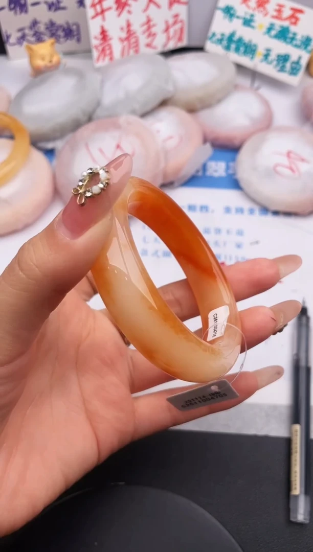 未镶嵌手镯石英质玉z109-HHB56+