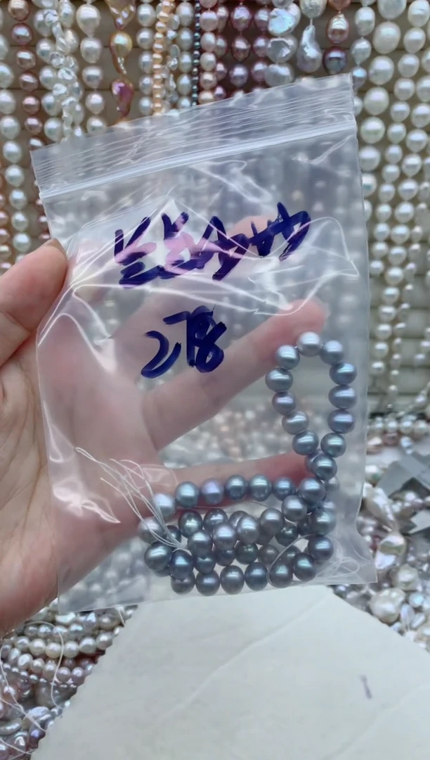 淡水珍珠银S925镶嵌颈饰兰**妙项链多样性发其一