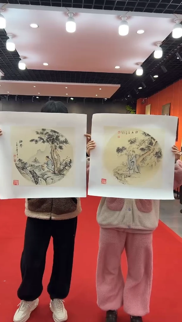 【闪购商品】国画道一老师亲笔绘画作品B33