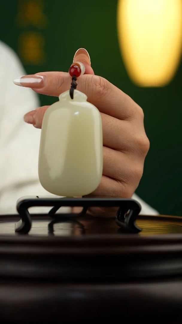 玉【无事牌】天然玉石手把件