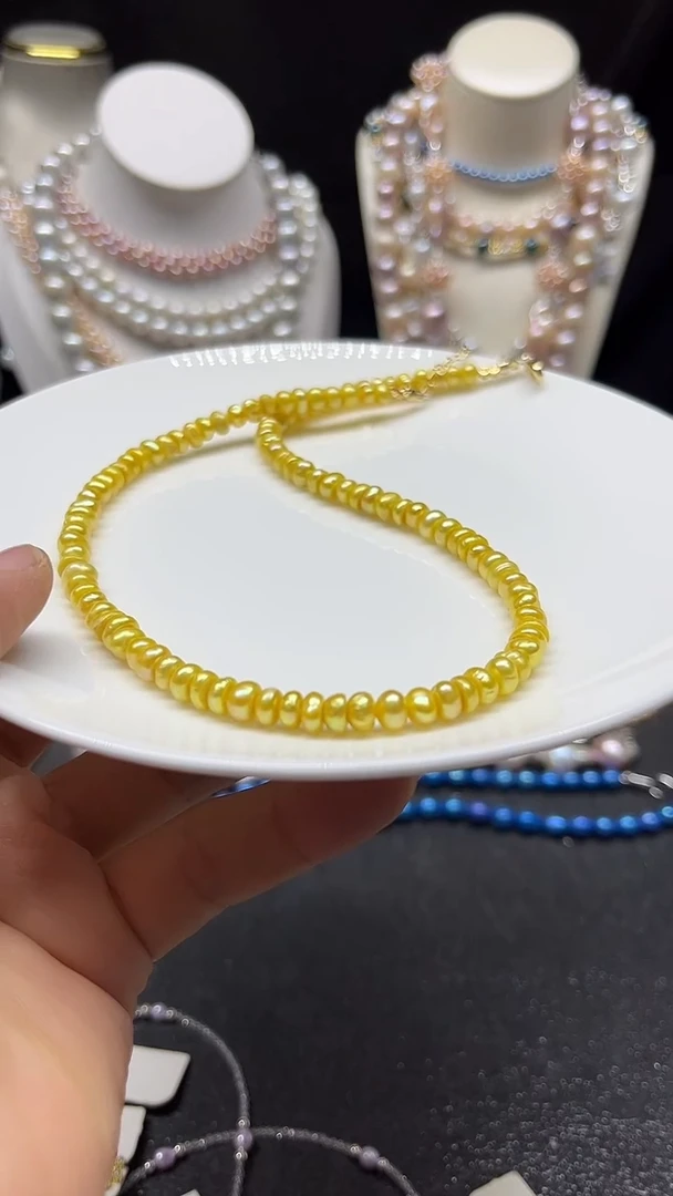 颈饰未镶嵌淡水珍珠多人