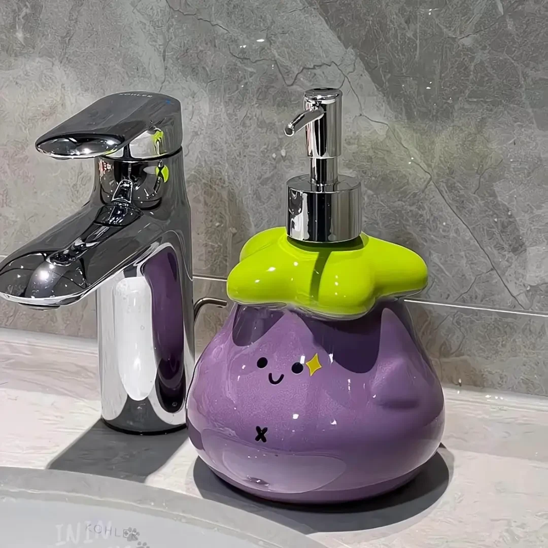 【新家的100个快递】茄子分装瓶洗发沐浴露洗手液旅行便携按压D142