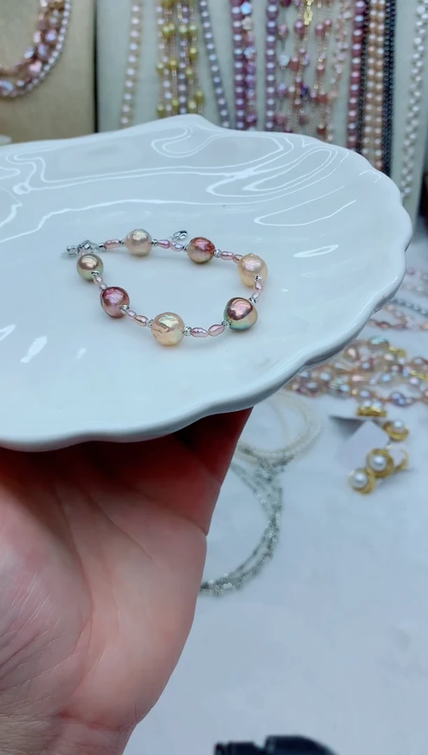 未镶嵌手绳淡水珍珠多样性发其一【非无瑕】