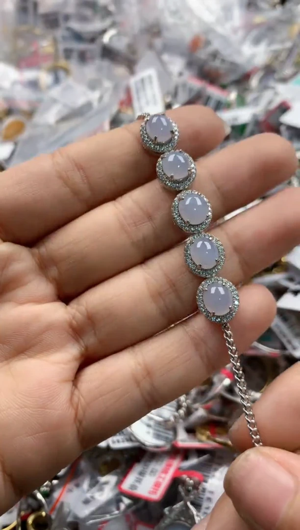 银S925镶嵌戒指翡翠777   5