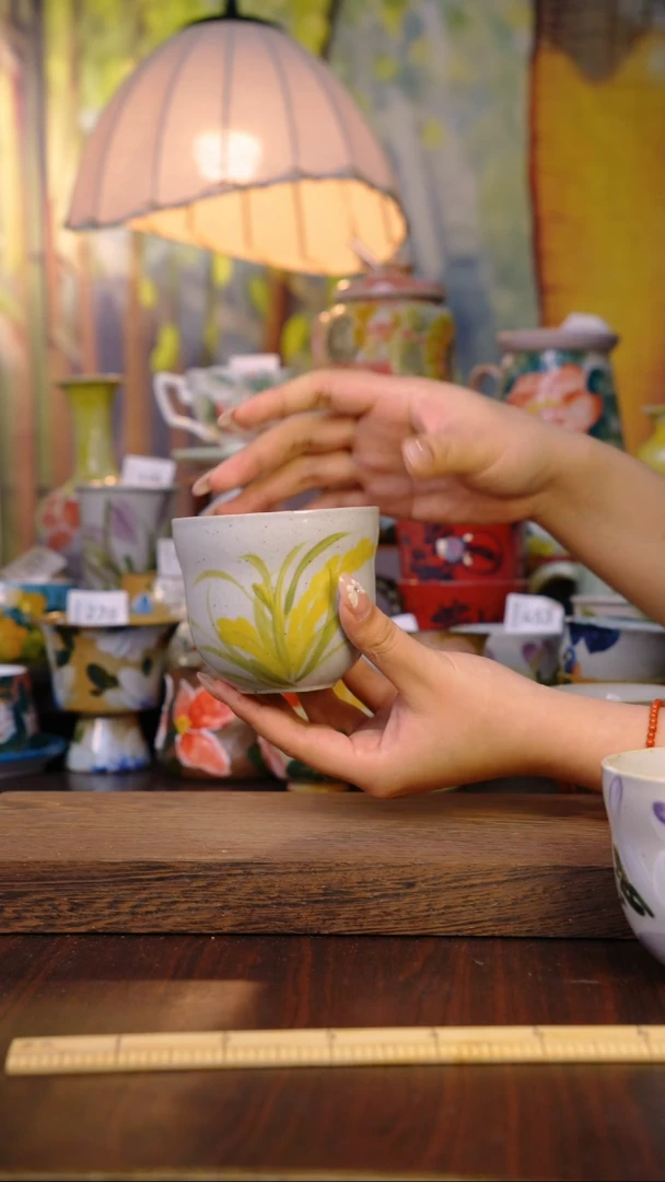 摆件泥垚手作 景德镇手工手绘器物