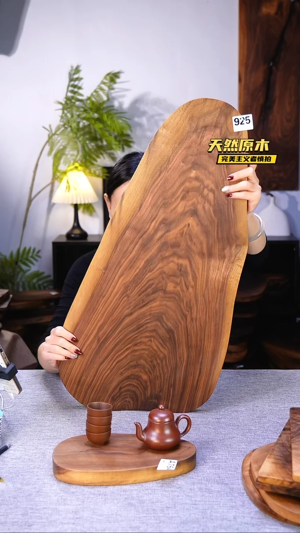 木北美黑胡桃原木.干裂疤结不属于商品质量问题完美主义者慎拍
