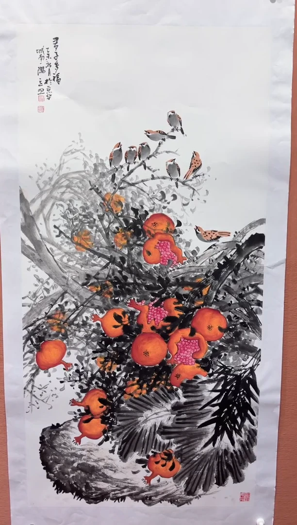 国画师立照老师国画作品