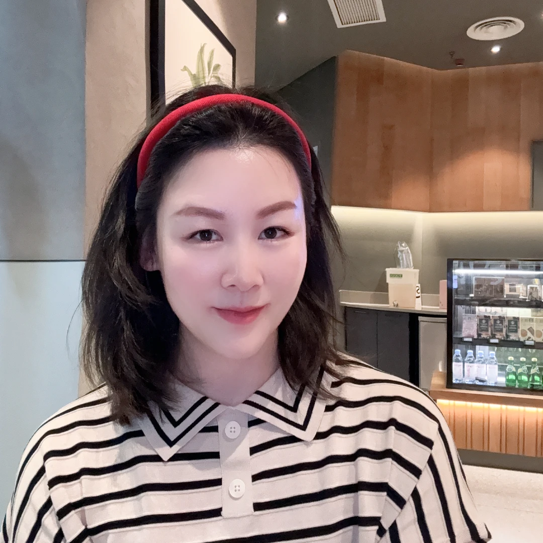 洋气减龄~酒红色发箍高颅顶压头发气质纯色布艺防滑简约时尚发卡