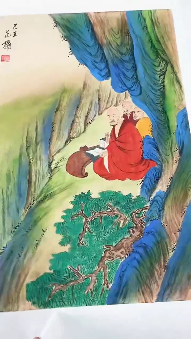 精品国画人物作品