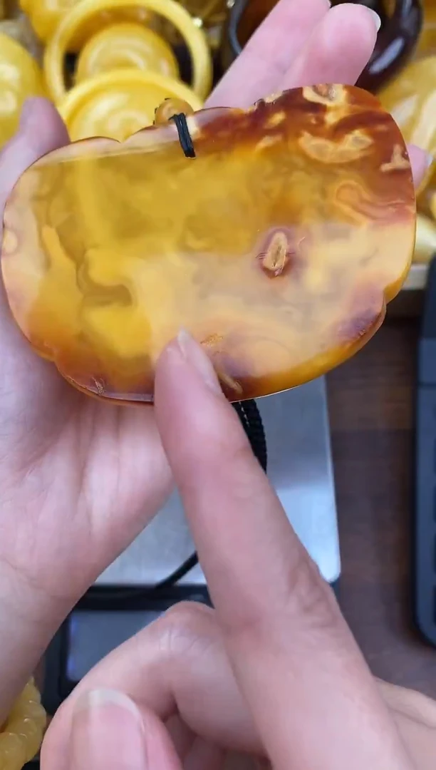 裸石琥珀未镶嵌天然琥珀蜜蜡