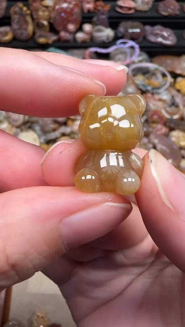 颈饰未镶嵌硅化珊瑚（珊瑚玉）821