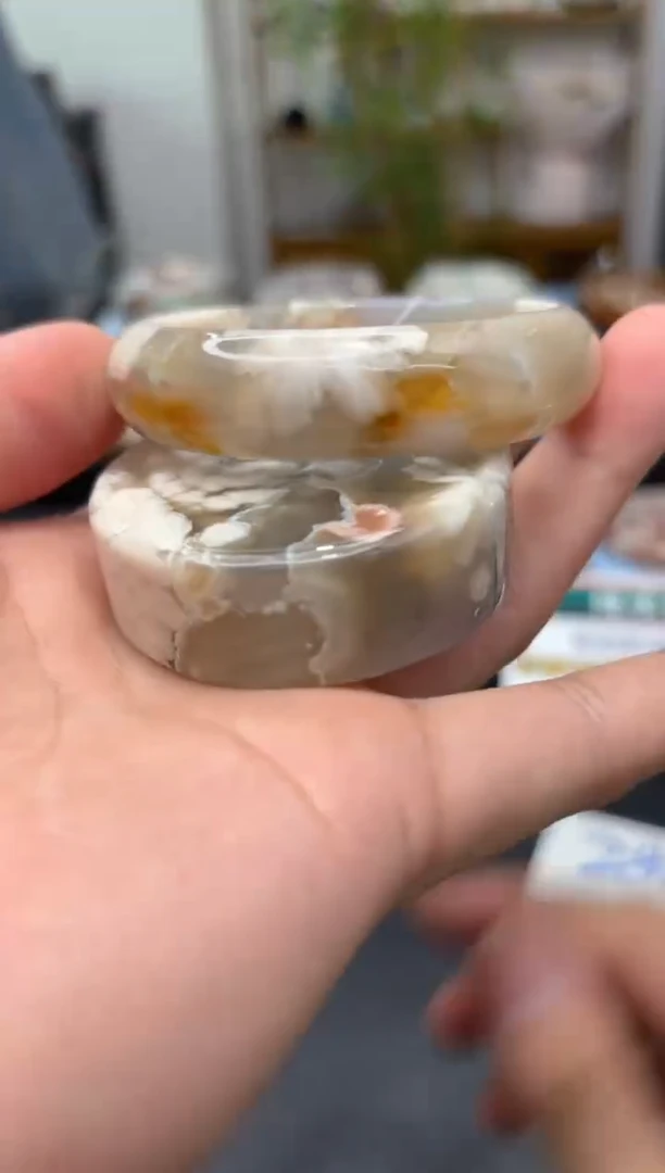 石英质玉手镯未镶嵌C501(57圈赠送镯心)