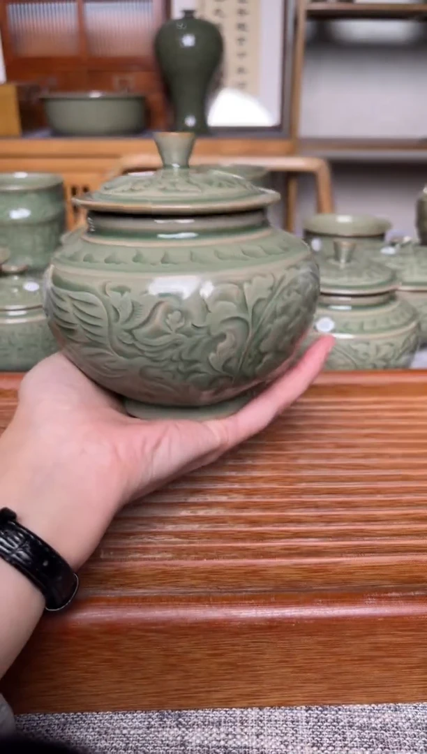 陶瓷277王晓娜纯手工茶叶罐