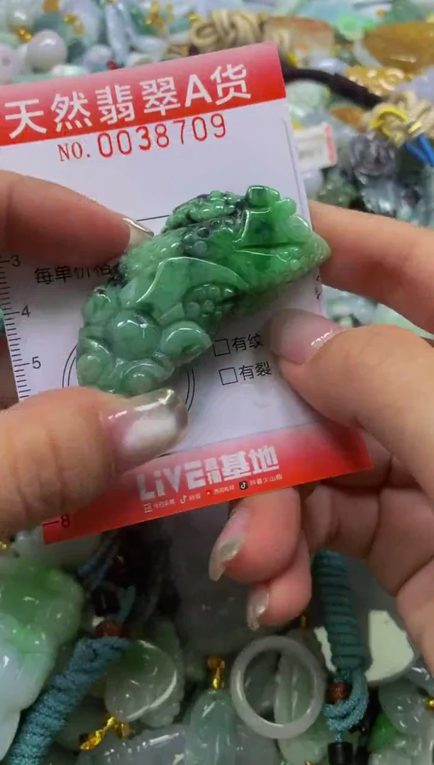 翡翠未镶嵌颈饰闪购0038709