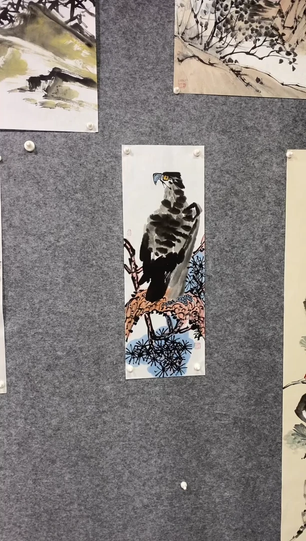 国画尚定固国画作品