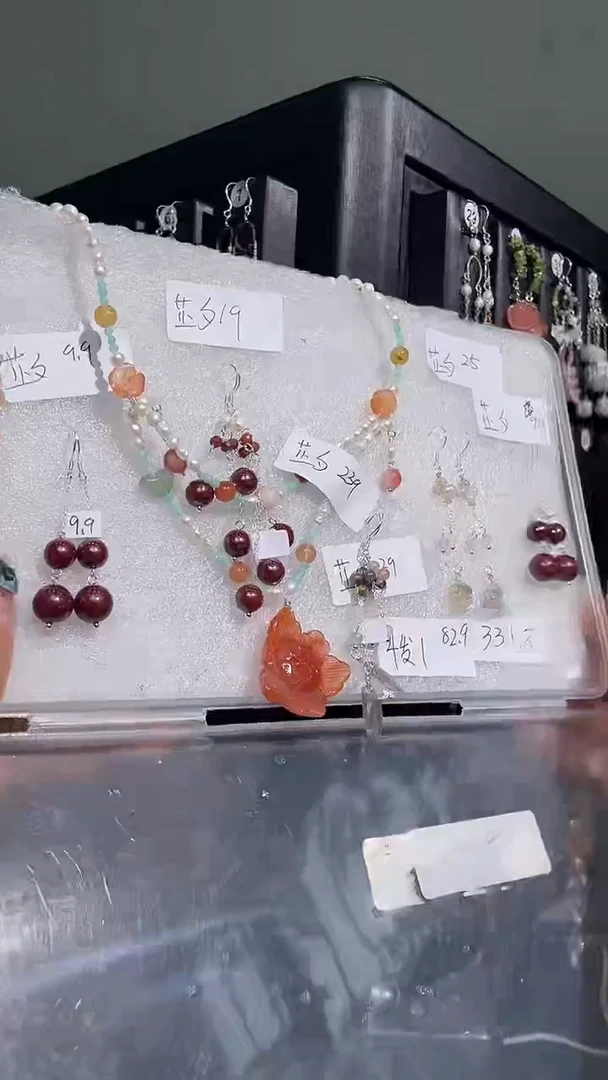 紫晶耳饰银S925镶嵌芷*芷曦4发1