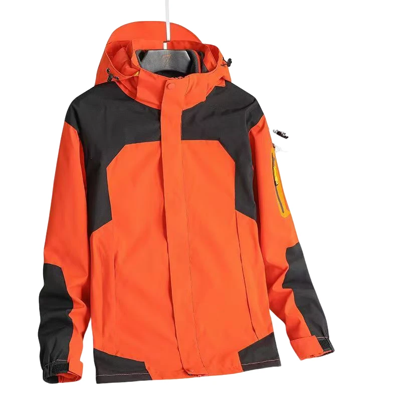 男女同款三合一两件套冲锋衣 帽子可拆卸防风防水防尘防寒防刮擦