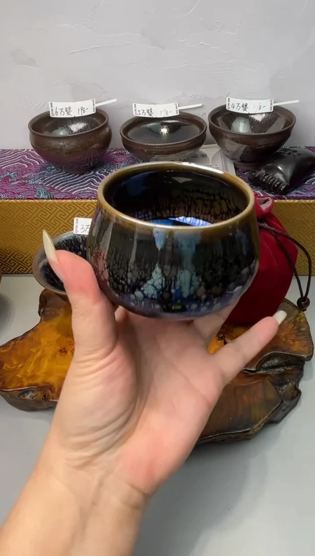 茶盏春申阁福利1只瑕品佛肚