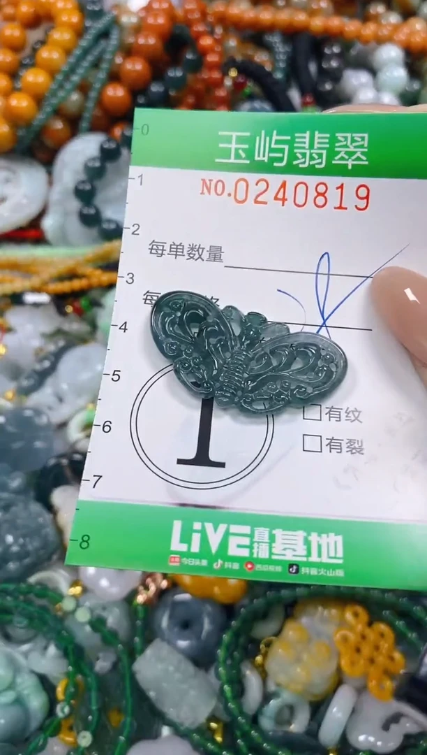 颈饰未镶嵌翡翠闪购0240819