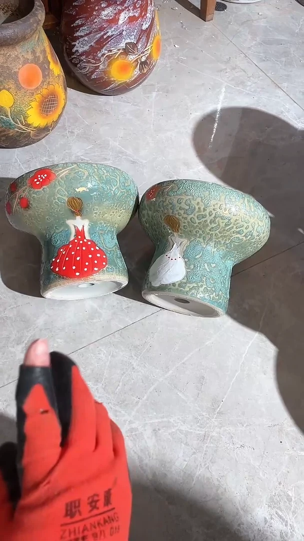 【闪购商品】摆件23-294口17高14    二个