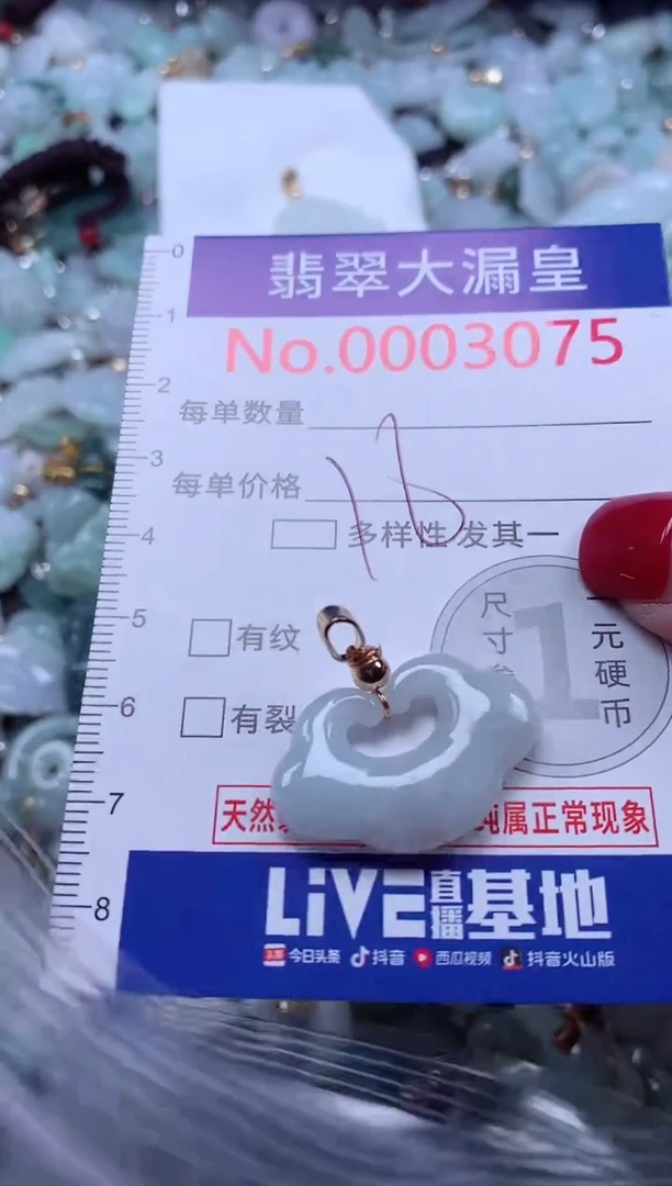 颈饰未镶嵌翡翠3075