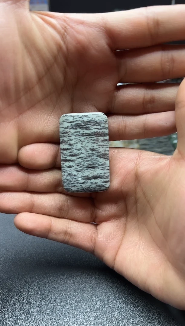 颈饰未镶嵌和田玉若羌水草意境平安卡35无事牌