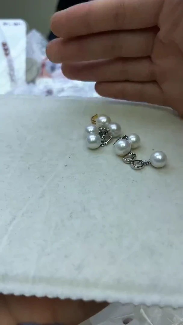 未镶嵌吊坠淡水珍珠白色系吊坠