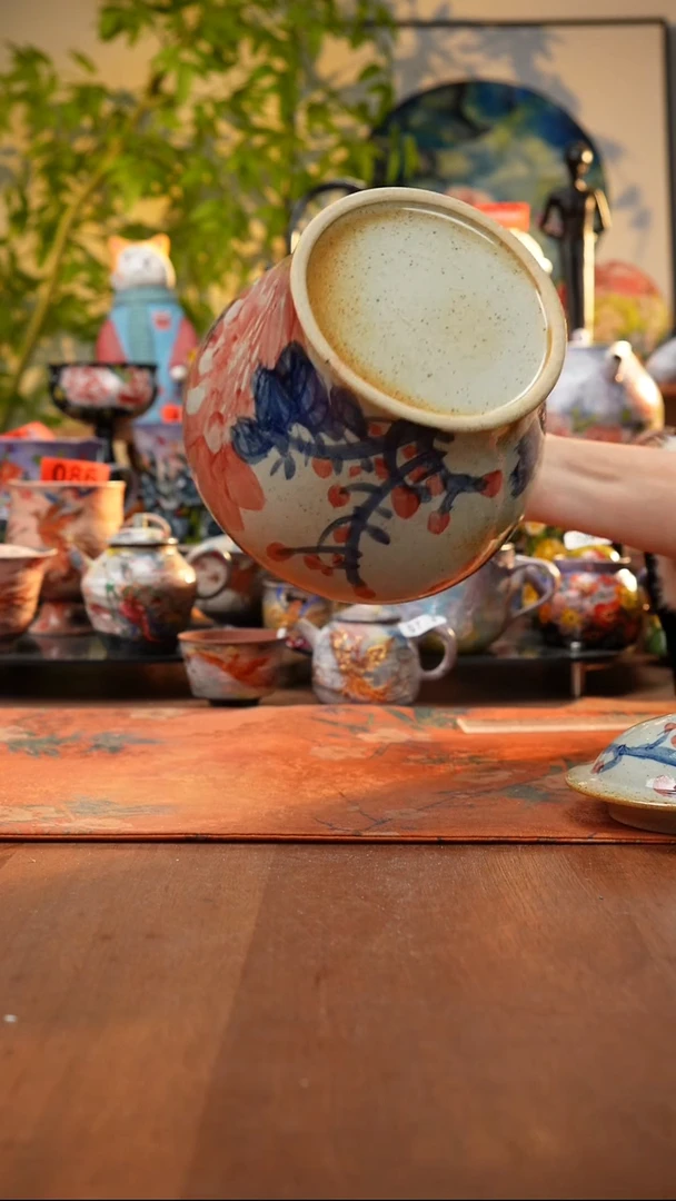 瓷片景德镇手工手绘739