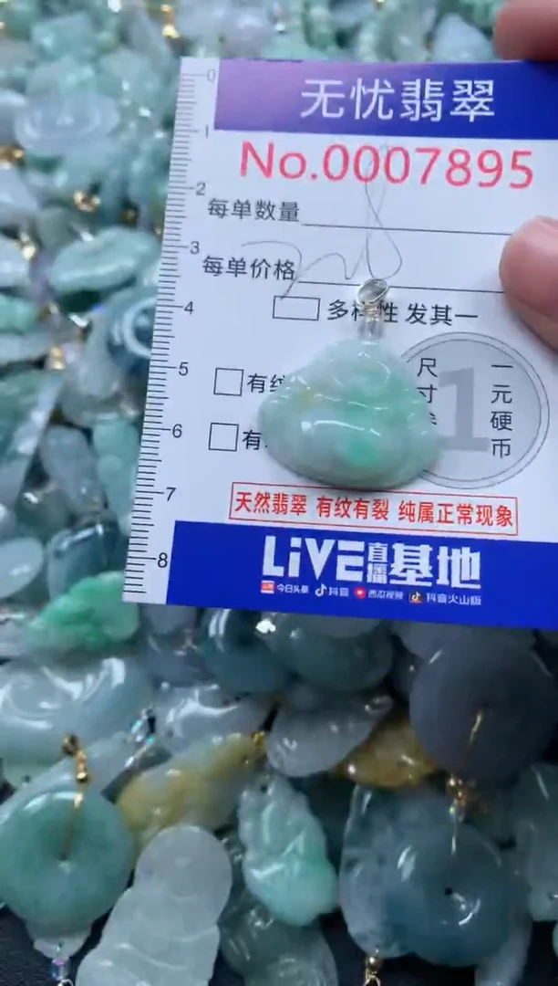 颈饰未镶嵌翡翠7895