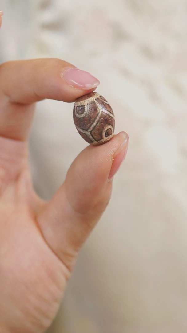 【闪购商品】玛瑙/玉髓单珠未镶嵌多样性发一（龟背六瓣连）