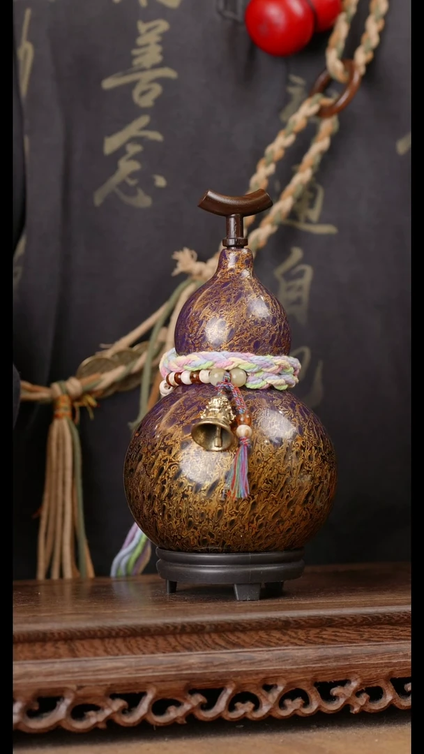 162号精品天然大漆酒葫芦一物一拍~