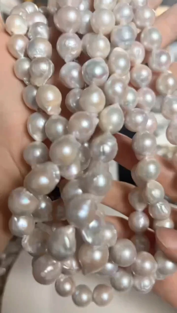 未镶嵌珠宝奇石淡水珍珠DG项链一条随机