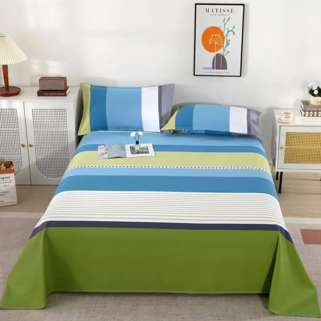 （044）加厚斜纹棉床单1.45*2.4米（+－5公分）春风十里-条