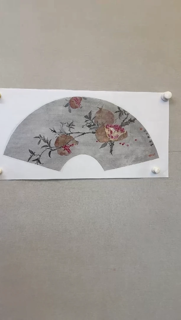国画y天津人美-张丽萍没骨花鸟1平尺