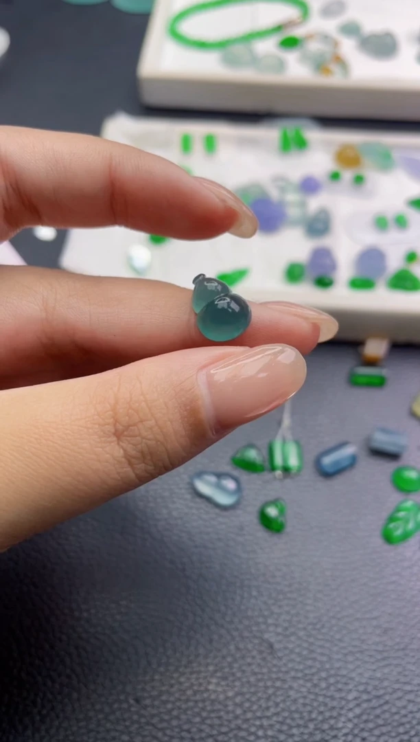 未镶嵌定制翡翠丸*0937