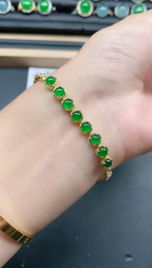 翡翠戒指银S925镶嵌1111111