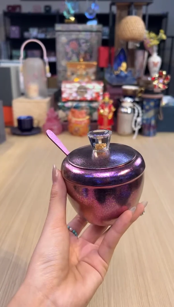 35纯钛调料罐-紫色