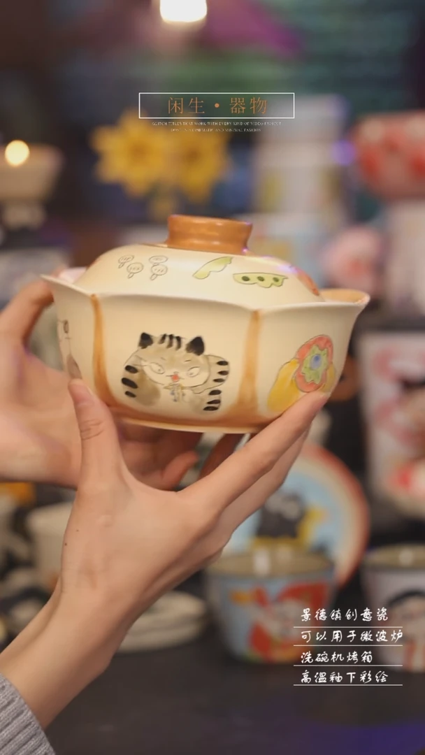 【闪购商品】景德镇可爱设计师款陶瓷