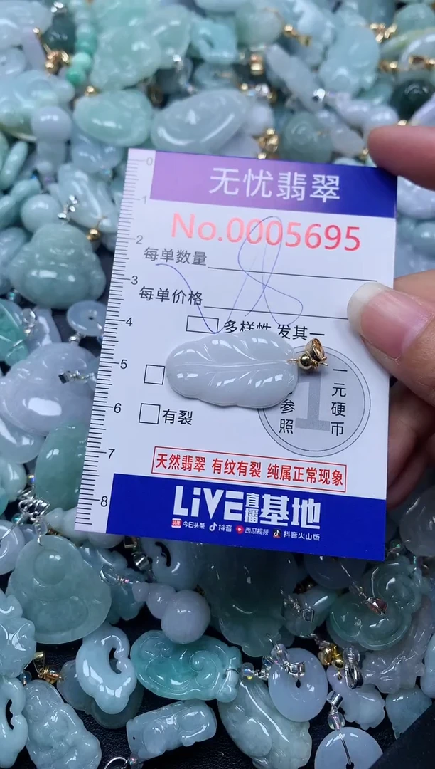 颈饰未镶嵌翡翠5695