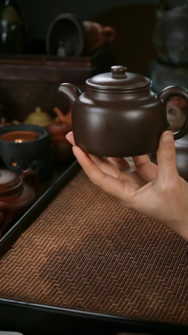 茶壶紫砂蒸**上德钟壶紫泥