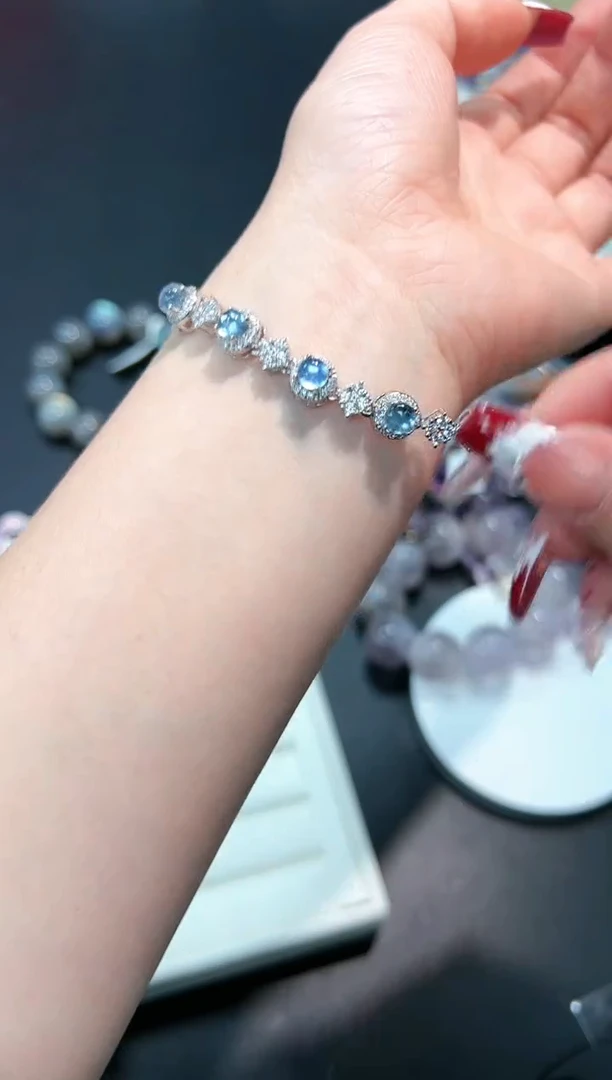 【闪购商品】水晶手串未镶嵌28p多样性发其一/1条默认微瑕