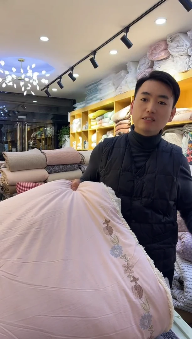 棉棉麻被  粉  259