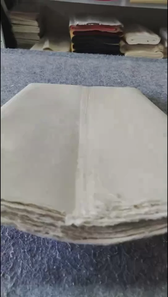48*180纯手工皮麻纸25张