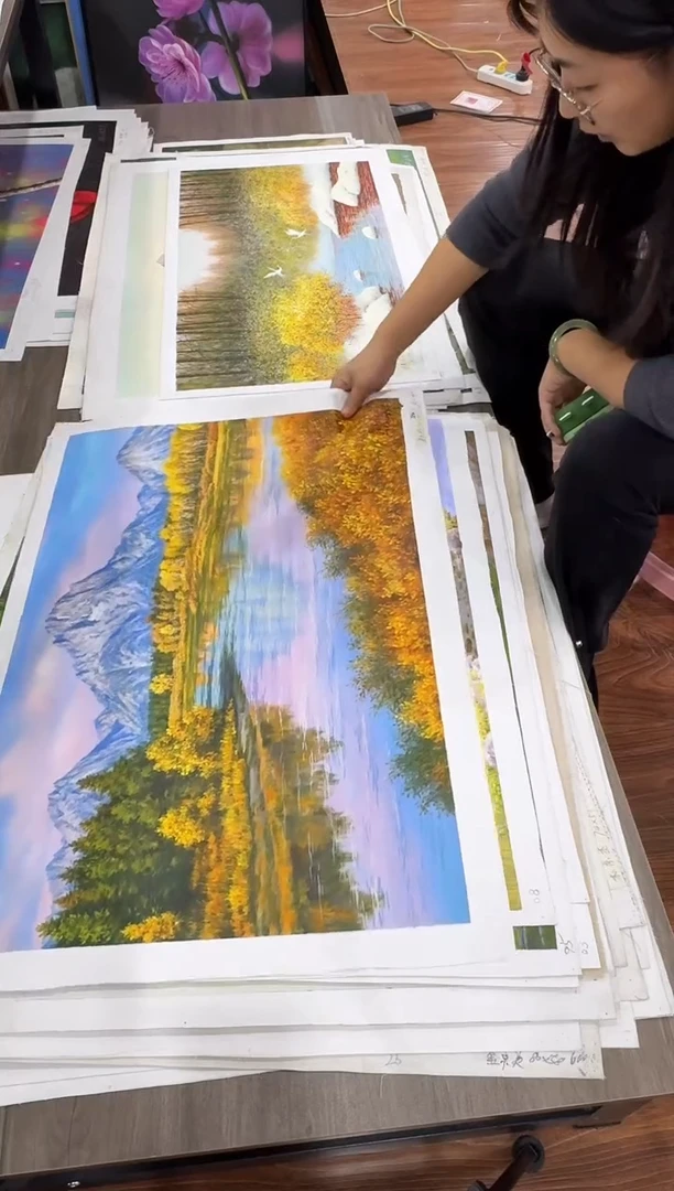 油画【40号】朝鲜原创手绘油画【功勋Ⅰ级画家丨孤品佳作丨顺丰包邮】