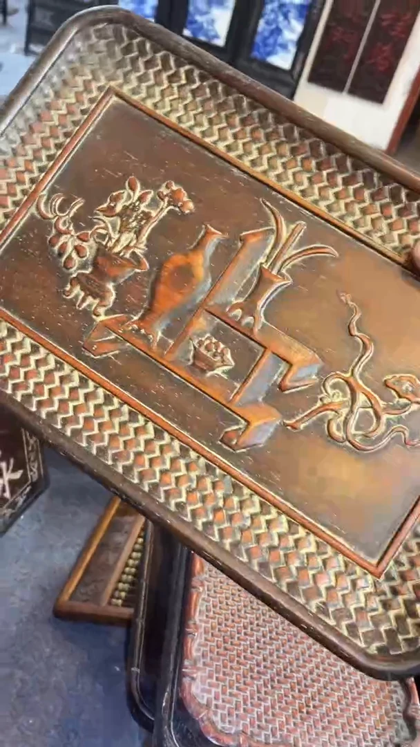 【闪购商品】非洲紫檀（红花梨）36x24cm赏盘