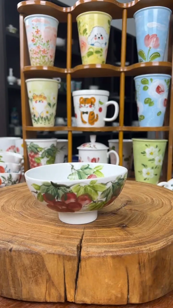 瓷片景德镇手绘（食品级）小罗汉碗福利