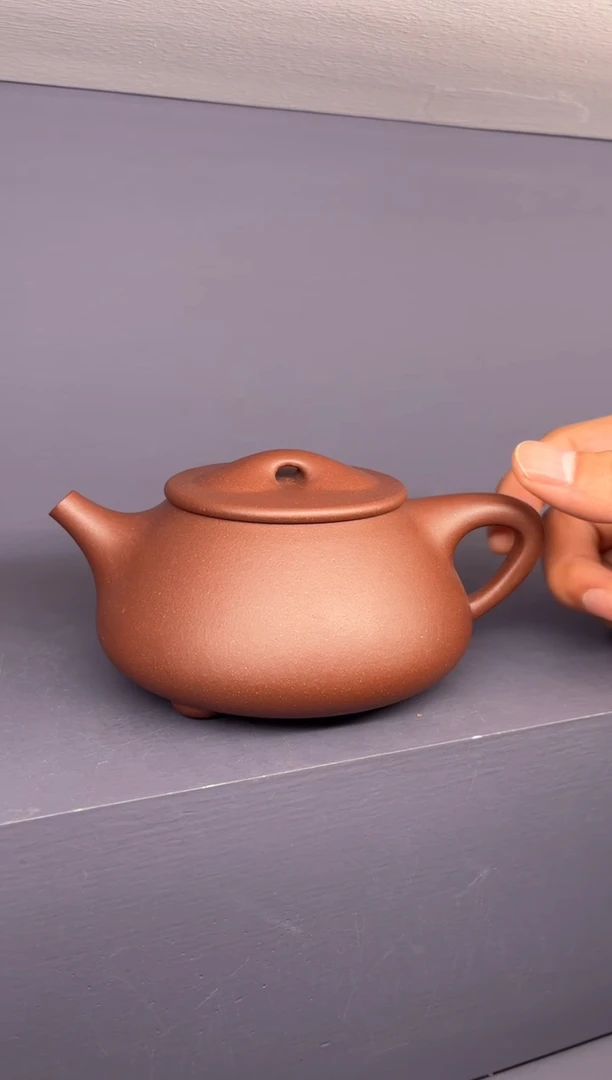 茶壶紫砂老紫泥 景舟石瓢
