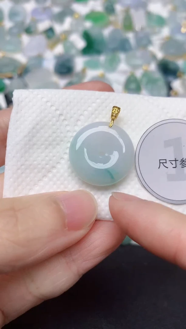 颈饰未镶嵌翡翠天然缅甸A货翡翠