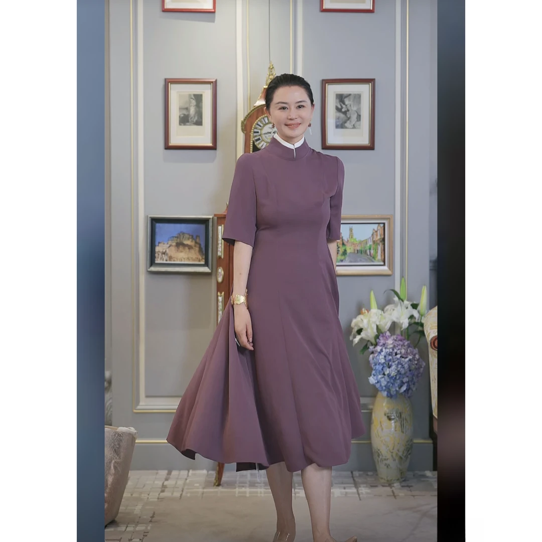 氛围连衣裙王璇原创设计